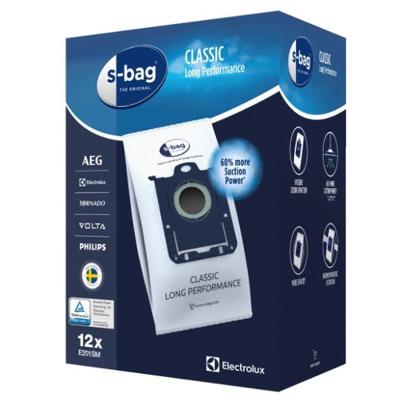 Electrolux/AEG E201SM / Gr201SM S-Bag porzsák MEGA PACK