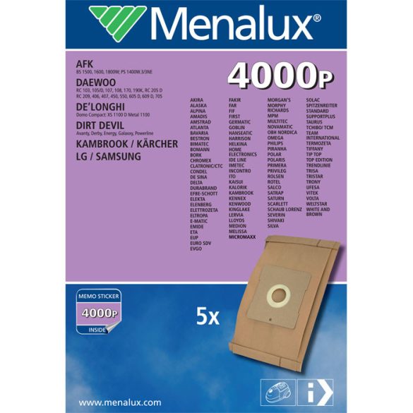 Menalux 4000P porzsák